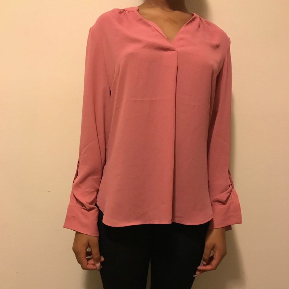 Peach long blouse